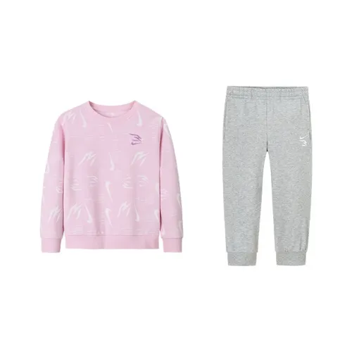 Nike Повседневная спортивная одежда 3Brand Розово-вишневый Children Возраст 3-7 лет