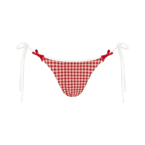 WITH JEAN SS25 Juni Бикини Низ Плавки Женские Красный