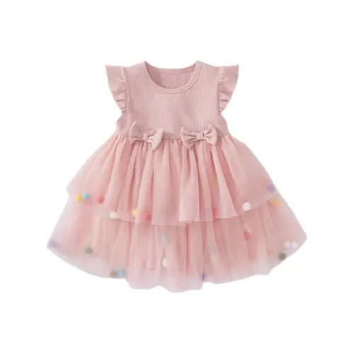 JELLYBABY Детское платье розового цвета для дошкольников