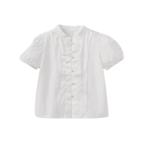 JELLYBABY Однотонный Детский Топ Летний Детский Экрю