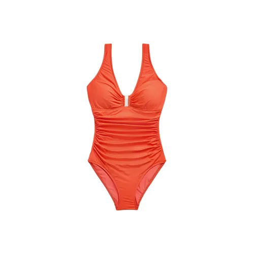 LAUREN RALPH LAUREN Ван-Пис Купальник Женский Красный