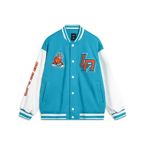 LINING YOUNG Zhuo Луна Циановый Унисекс Бейсбольные Джерси