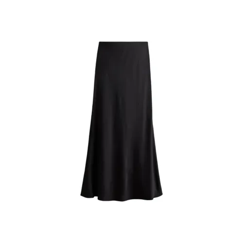 H&M Черные Женские Повседневные Длинные Юбки