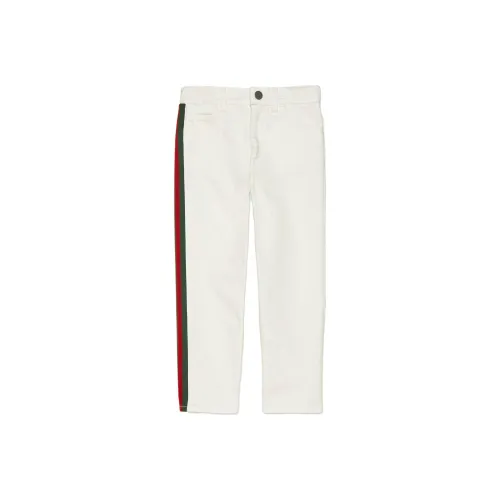 GUCCI Белые Джинсы для Детей