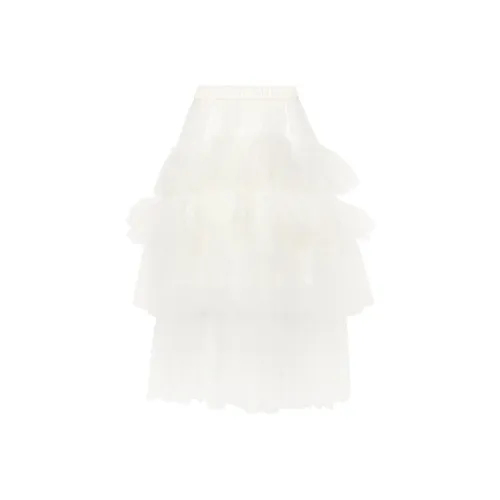 SIMONE ROCHA Повседневный Длинный Юбка Женская Белая