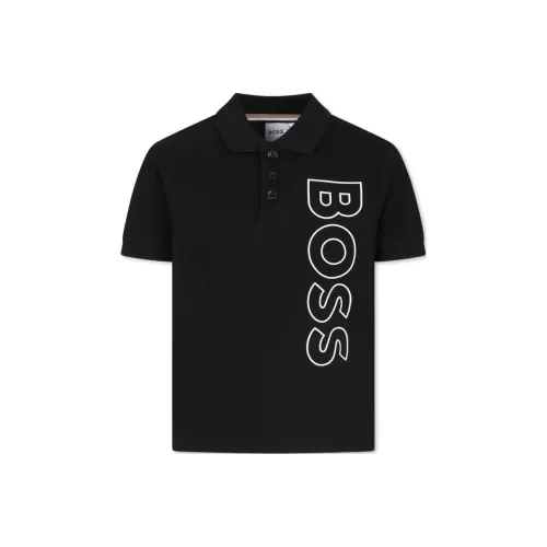HUGO BOSS Черные Детские Рубашки T