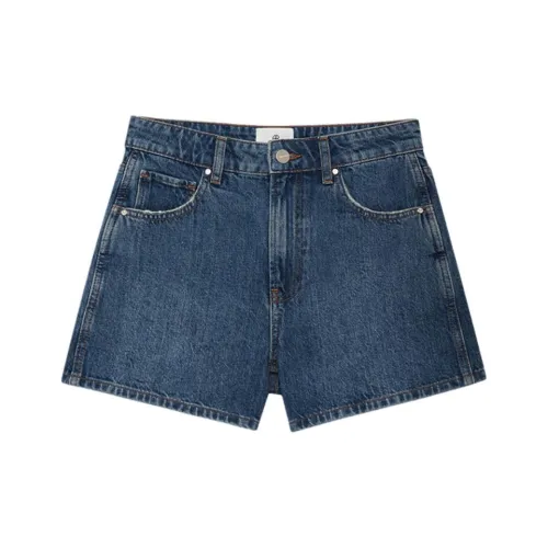Anine Bing SS24 Джинсовые шорты Женские Морской синий