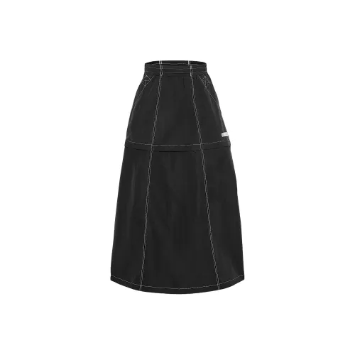 Timberland x Veneda Carter Повседневный Длинный Юбка Женские Черный