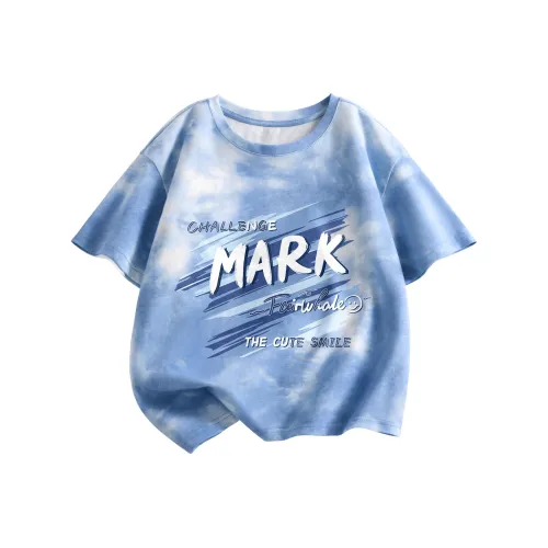 FAIRWHALE T-рубашка Детский Sea Breeze Graffiti Синий и Белый