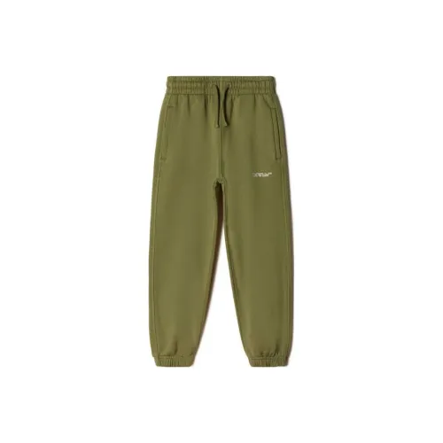 Off Белый Тренировочные штаны Детский Зеленый