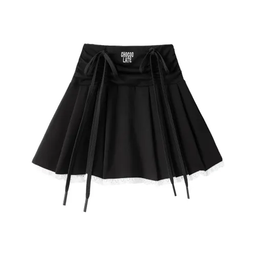 CHOCOOLATE Повседневные короткие юбки Женские BKX Черный