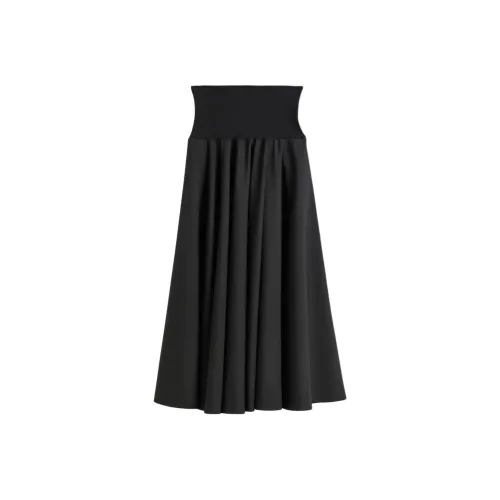 Agnes B. Повседневный длинный юбка женский черный