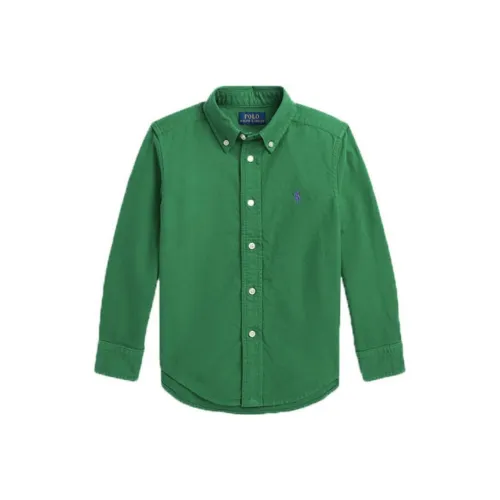 Polo Ralph Lauren Зеленые Детские Рубашки
