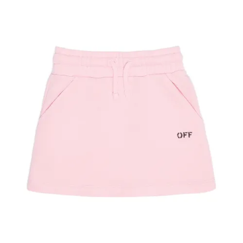 Off Белый SS22 Розовый Kids Юбки