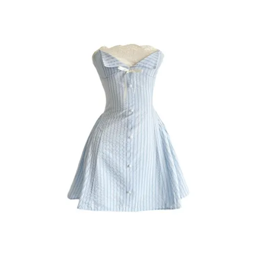 HUINIAN Синие Женские Слиплатья