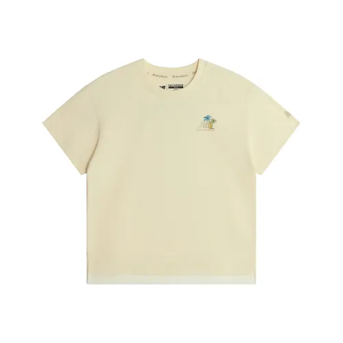 New Balance совместная футболка T Кремовая для детей 3-7 лет