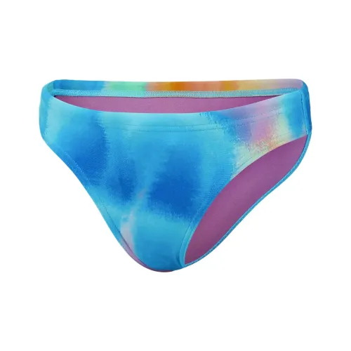 Speedo Женские Клуб Тренировки Allover Цифровой Hipster Brief Бикини Два Штуки Купальник Женские Розовый Желтый