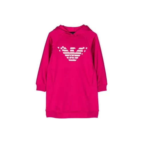 EMPORIO ARMANI Платье Детское Ярко-Розовое