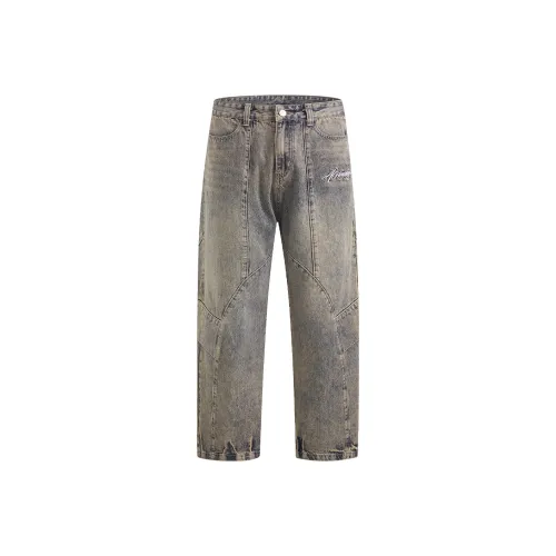 404MOB GANG Синие Унисекс Джинсы