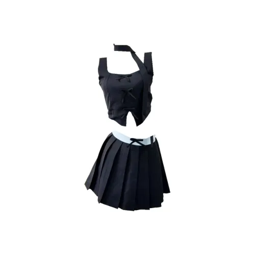 DOSOHEB Комплект с юбкой Женские Черный