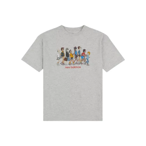 New Balance Queue Tee T-Shirt Серый Heather Подростки