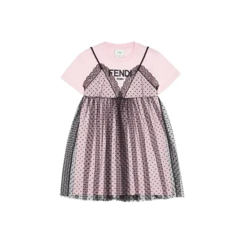 FENDI Многоцветные Платья для Детей