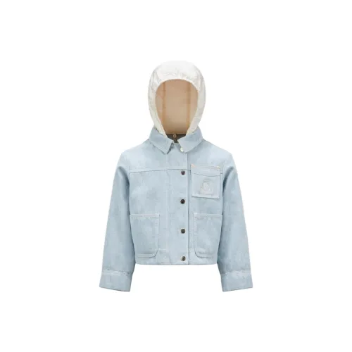 Moncler Детский топ светло-синий для малышей