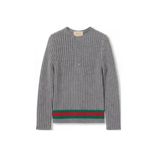 GUCCI Темно-серый Kids Свитеры