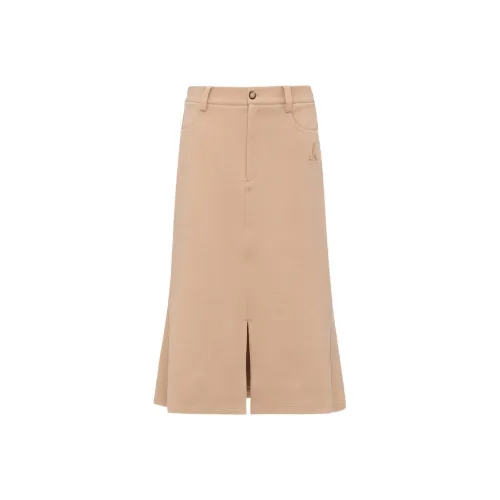 LI NING 1990 Classic Collection Повседневный Длинный Юбка Женские Чайный Коричневый