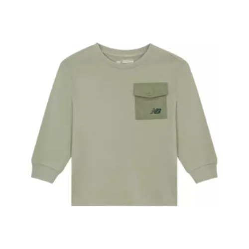 New Balance NB T-Shirt Армейский зеленый Детский Возраст 3-7 лет