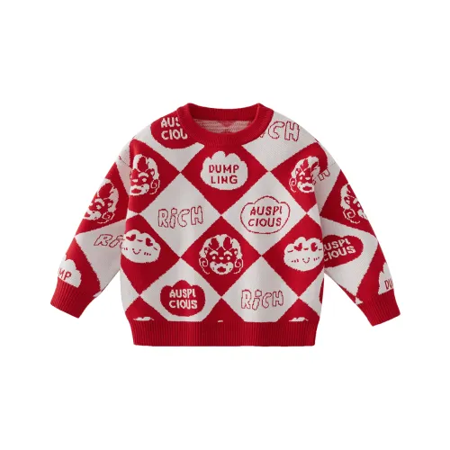 JELLYBABY Свитер Красный для детей 3-7 лет