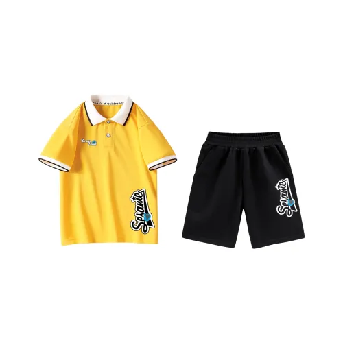 Улица Сезам Повседневная спортивная одежда Желтый черный для детей 3-7 лет