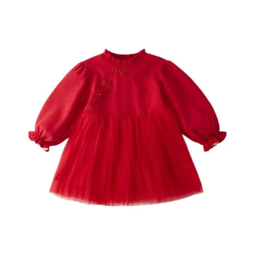 JELLYBABY Детское платье цвет красный