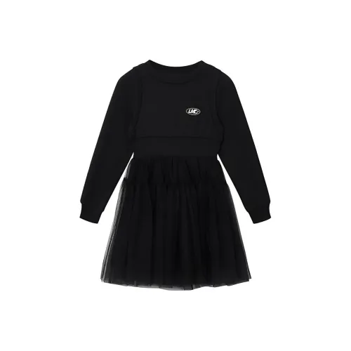 Little MO CO. Детское платье черного цвета для детей