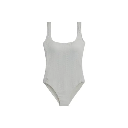 Polo Ralph Lauren Ван-Пис Купальник Женский Теплый Белый