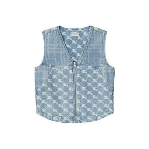 Burberry FW23 Жилет Светло-Синий Детский