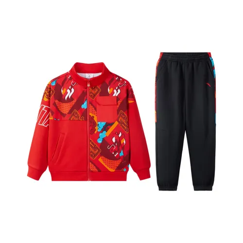 Antakids Повседневная спортивная одежда для детей New National Флаг Красный Мечтательный черный