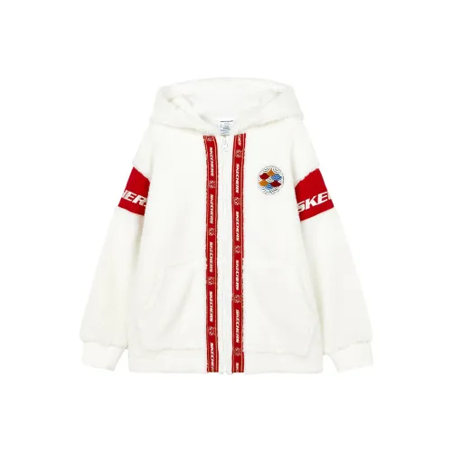 Skechers Новогодний Зефирный Белый/0074 Школьный Возраст Топы