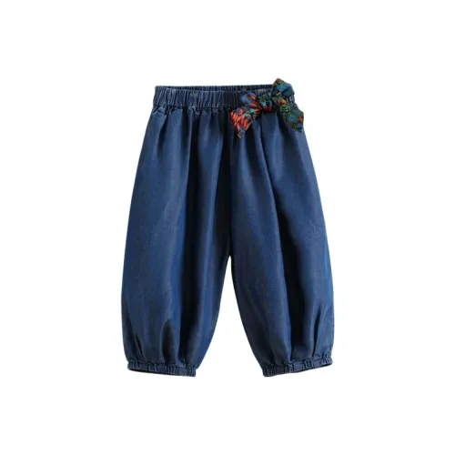 MARC JANIE Lufu series Вязаные спортивные брюки для детей