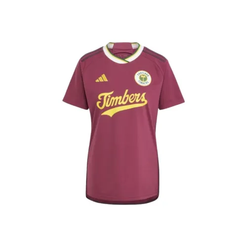 Adidas Portland Timbers SS24 Футбол Джерси Женские Красные
