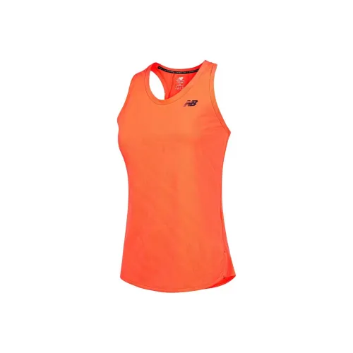New Balance Бег Майка Женская Апельсин