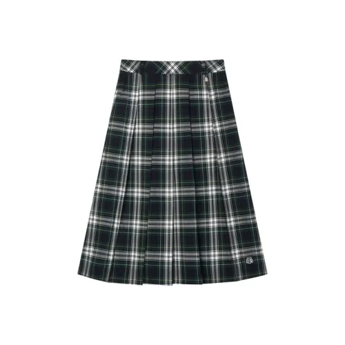 Teenie Weenie Повседневный Длинный Юбка Женские Зеленый