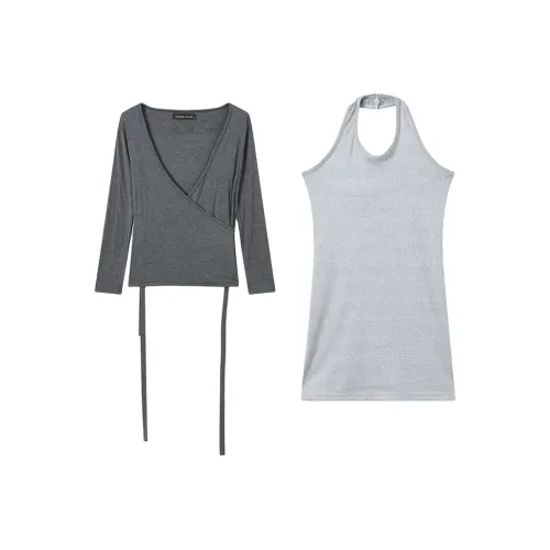 Incolore Комплект с юбкой Женские Серый