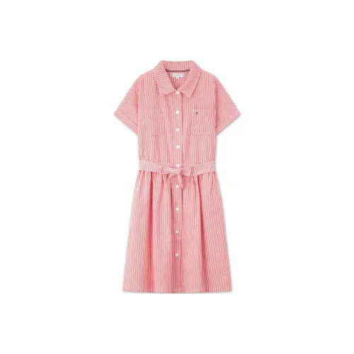 Tommy Hilfiger Розовый Stripe 106 KIDS Платья