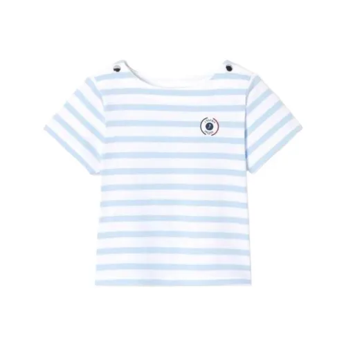 JACADI T Рубашка Белый Небесно-голубой для младенцев и малышей