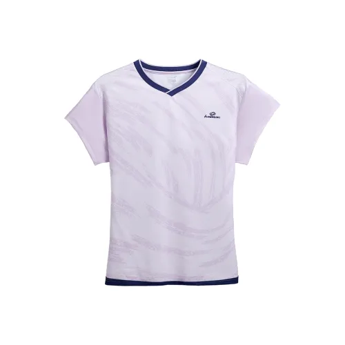 Kawasaki Xinghe Весенний Летний Бадминтон Джерси Женский Вишневый Цветок Розовый