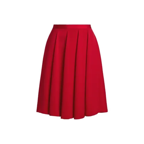 LAUREN RALPH LAUREN Повседневный Длинный Юбка Женские Красный