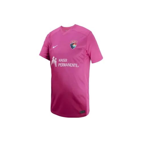 nike San Diego Wave FC 2024 Stadium Вторичный T-Shirt Розово-красный Детский