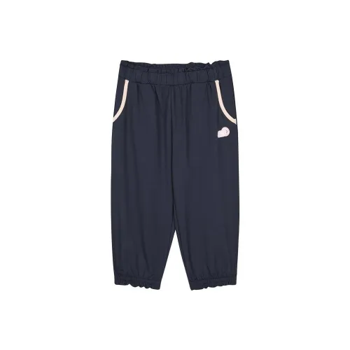 Детские Skechers Вязаные Тренировочные Штаны Hankou No. 2 Factory Joint Series Темно-Синие