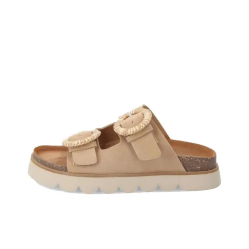 NO NAME Sandy Slap EVA Тихий Устойчивый к абразию Слипоны Женские Коричневый